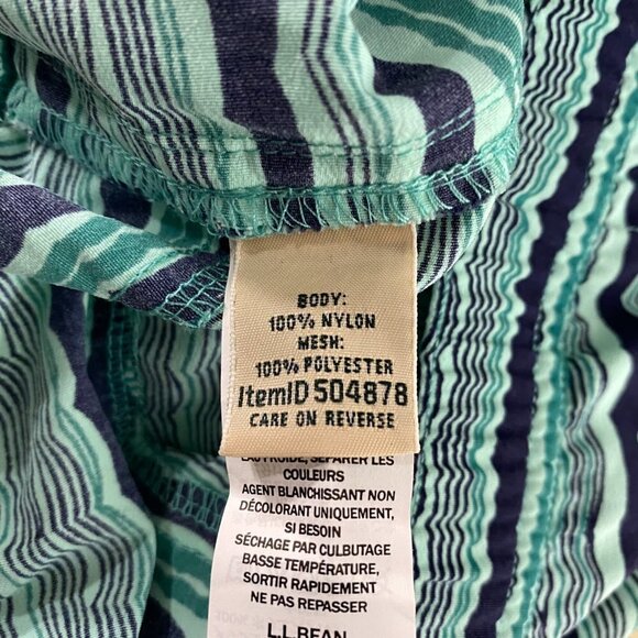 L.L. Bean Packable Stowaway Shorts Women's Small Print Beach Wave NWT SW-1757 - Picture 10 of 14